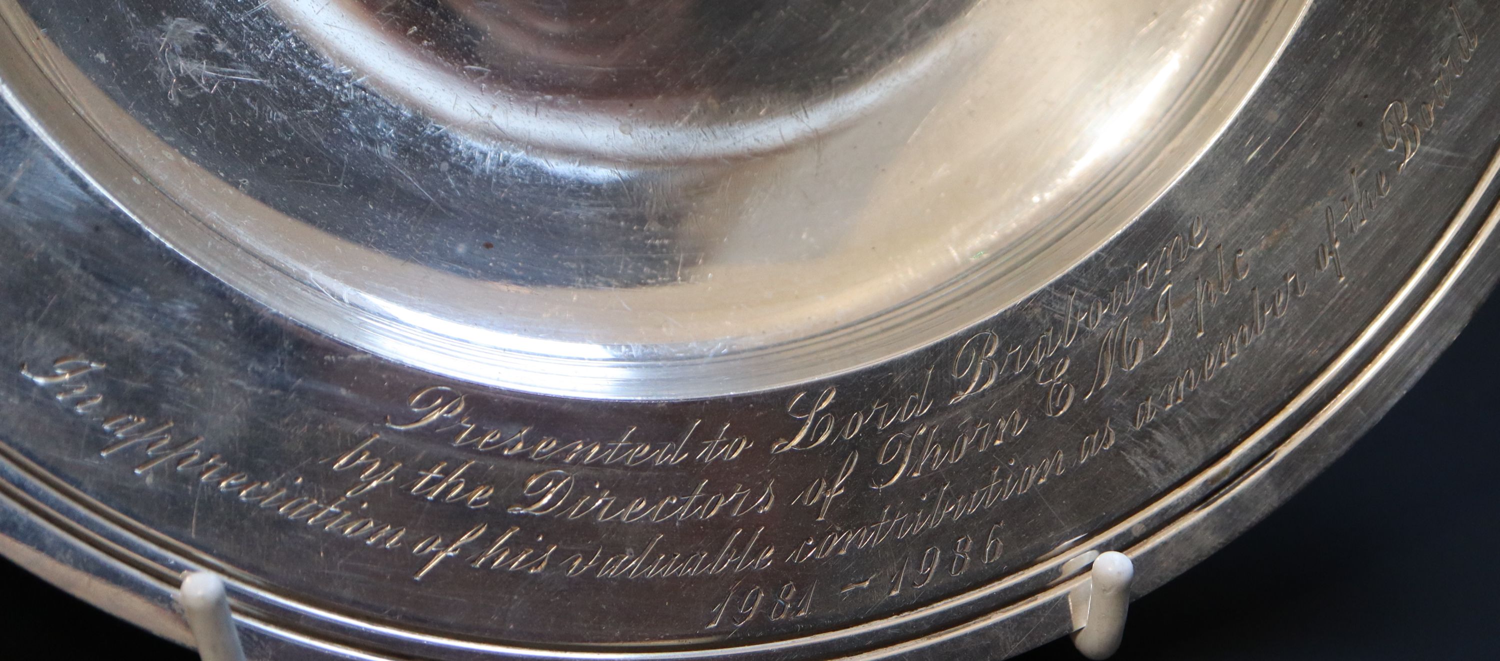 A modern silver Armada dish, by Garrard & Co, London, 1896,with presentation inscription to Lord Brabourne,